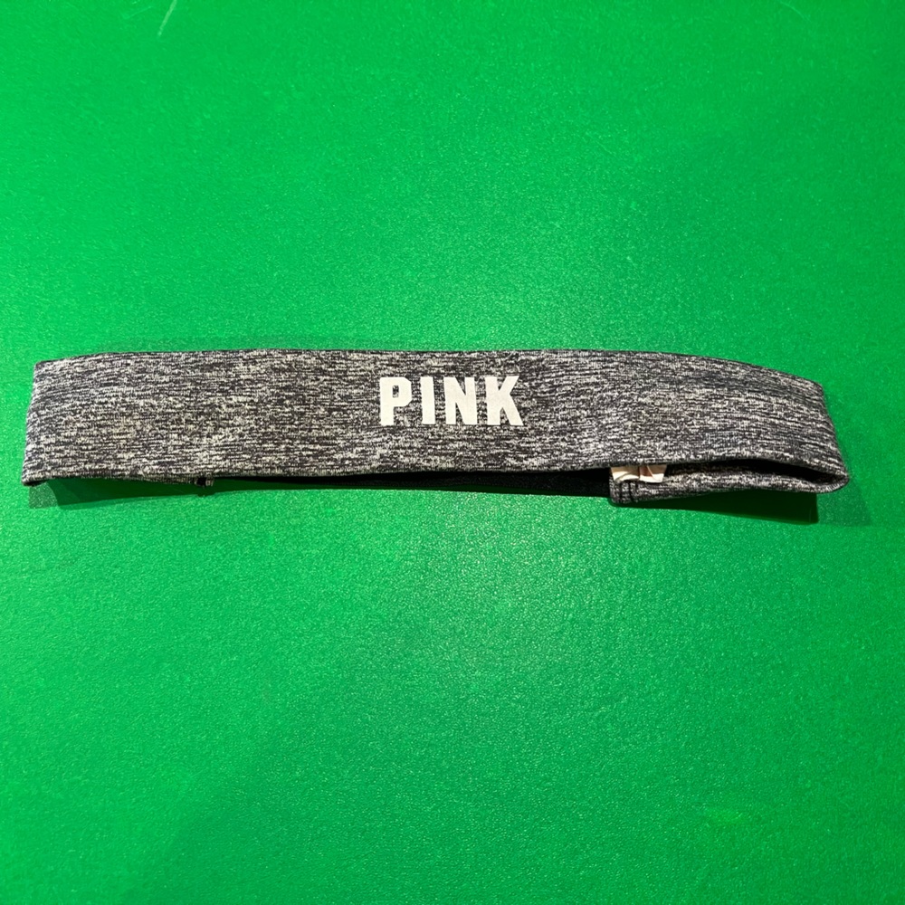 PINK Gray Headband